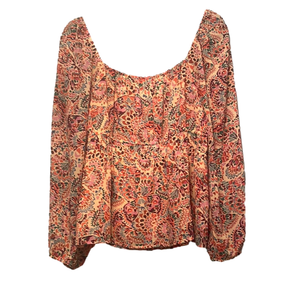 DR2 size L Floral Pink Women's Top